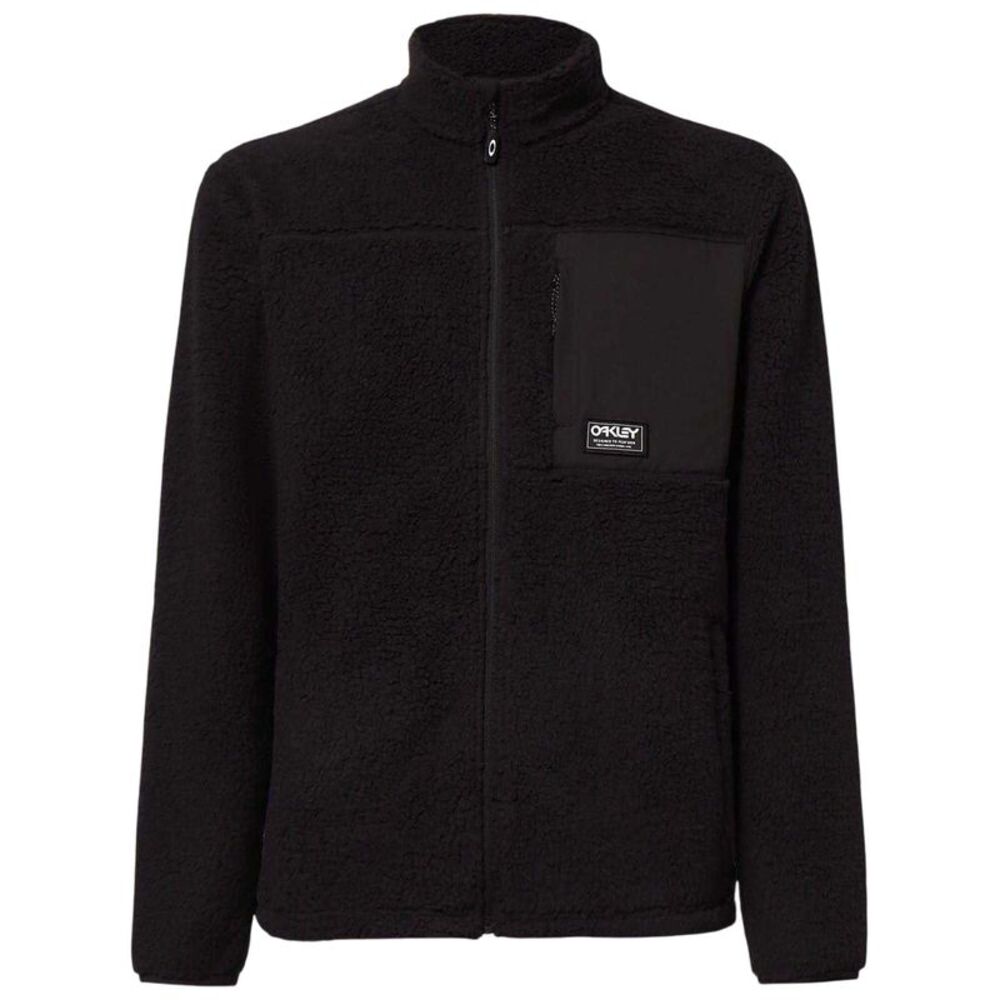 Oakley Mens Sherpa Fleece Jacket / Black